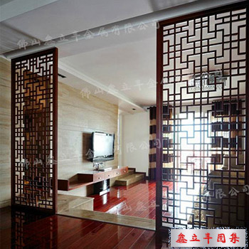 紅古銅不銹鋼屏風(fēng)